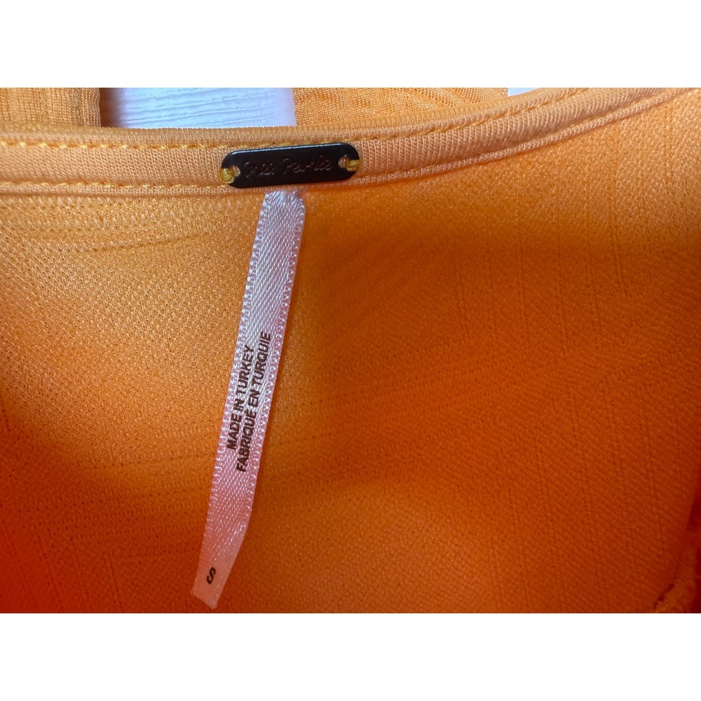 Free People Carrot Ginger Violet Mini Dress Puff Sleeves - Picture 4 of 12